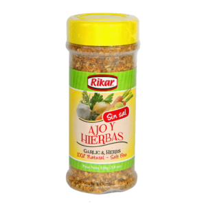 Ajo y Hierbas sin sal